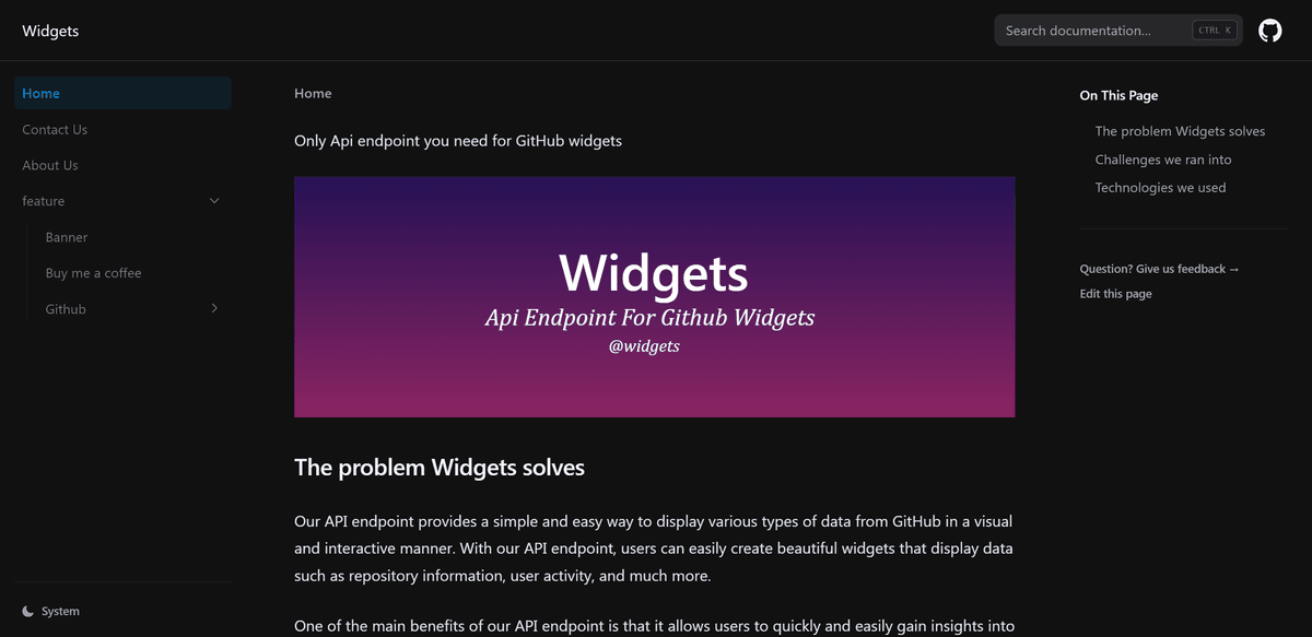 Wiidgets